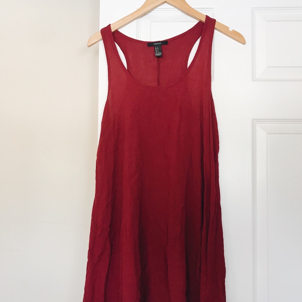 Red forever 21 dress